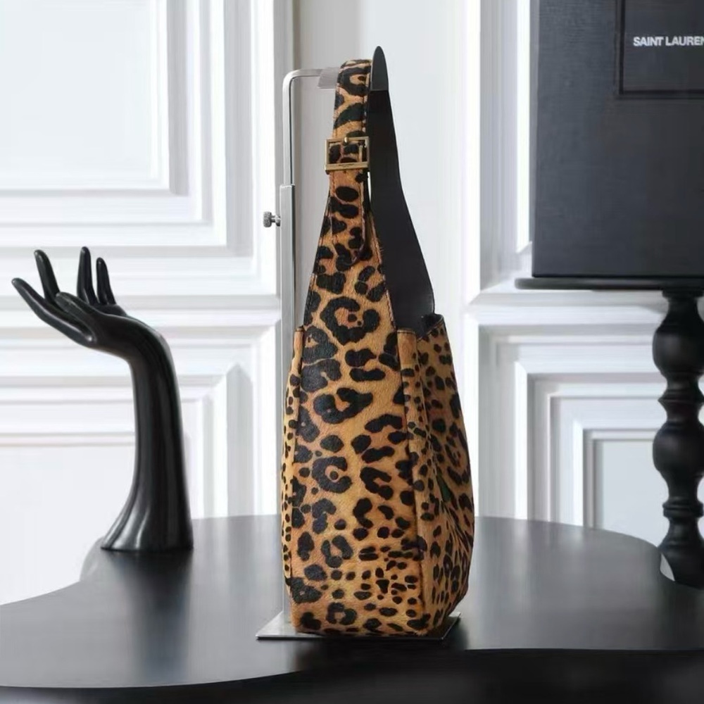 YSL leopard print shoulder bag - Picture 3 of 5